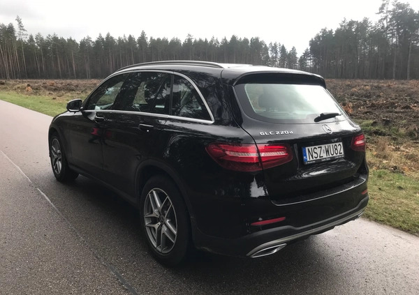 Mercedes-Benz GLC cena 140000 przebieg: 56000, rok produkcji 2018 z Szczytno małe 46